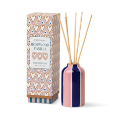 A Dopo 4fl oz./118ml  Hearts Ceramic Diffuser - Rosewood Vanilla