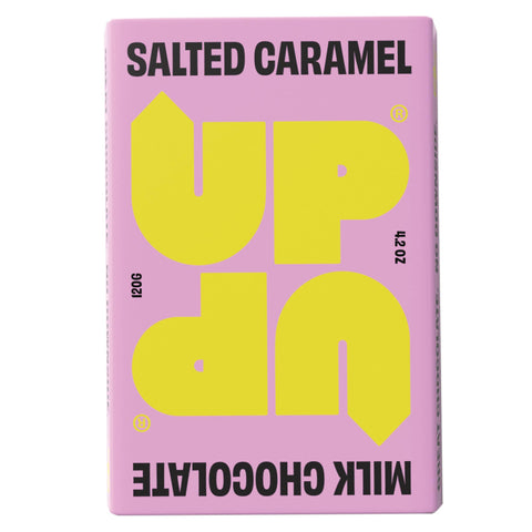 UP-UP - Salted Caramel Milk Chocolate Bar - 120g