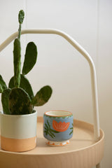 Paddywax A Dopo 8 oz./226g Flower Ceramic Candle - Cactus Flower