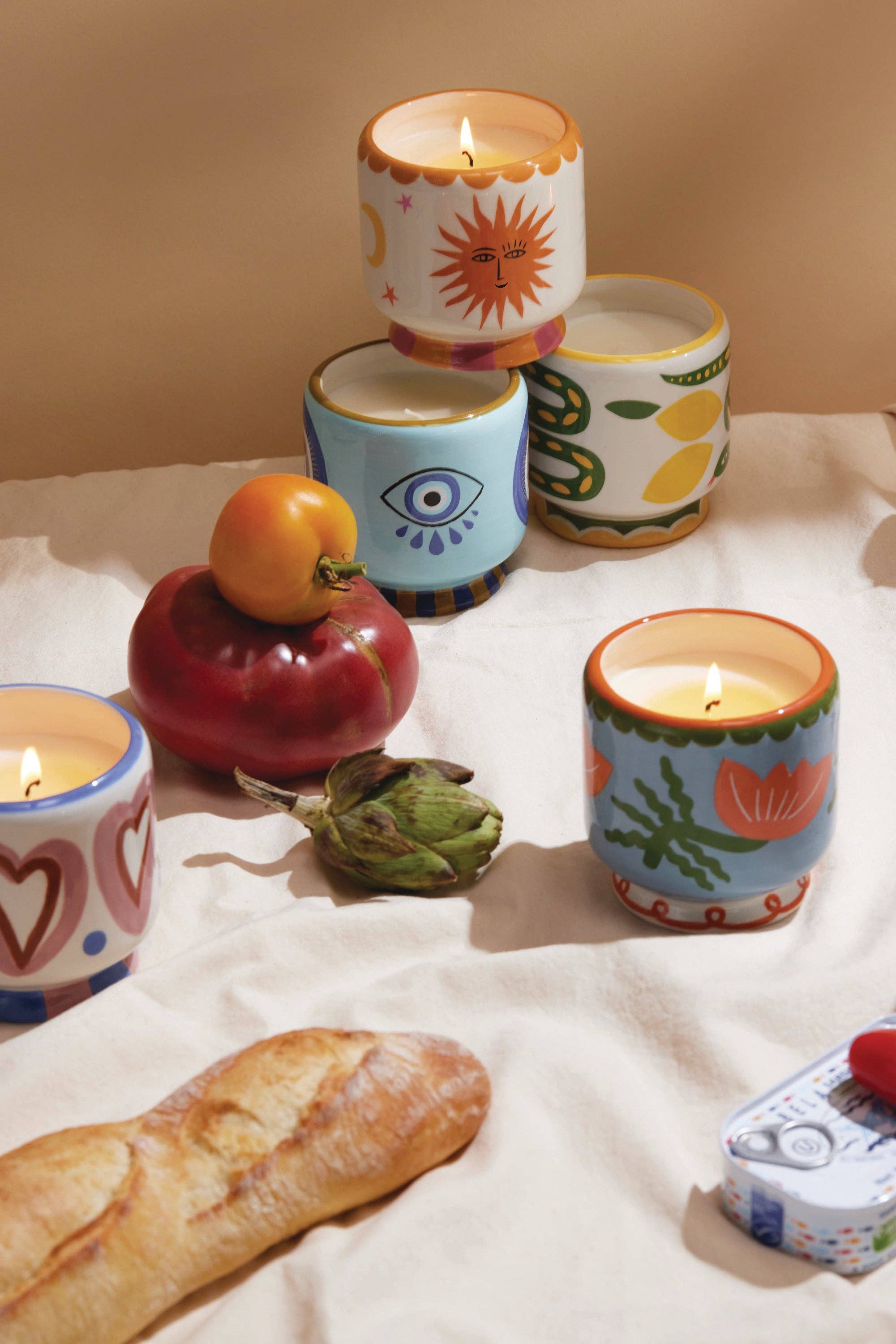 Paddywax A Dopo 8 oz./226g Flower Ceramic Candle - Cactus Flower