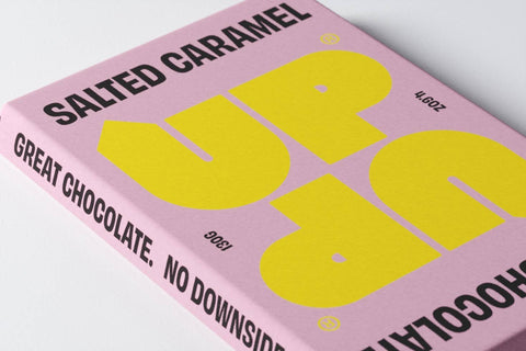 UP-UP - Salted Caramel Milk Chocolate Bar - 120g