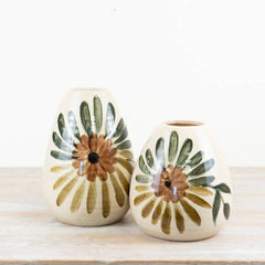 Painted Ceramic Vase, 20.5cm