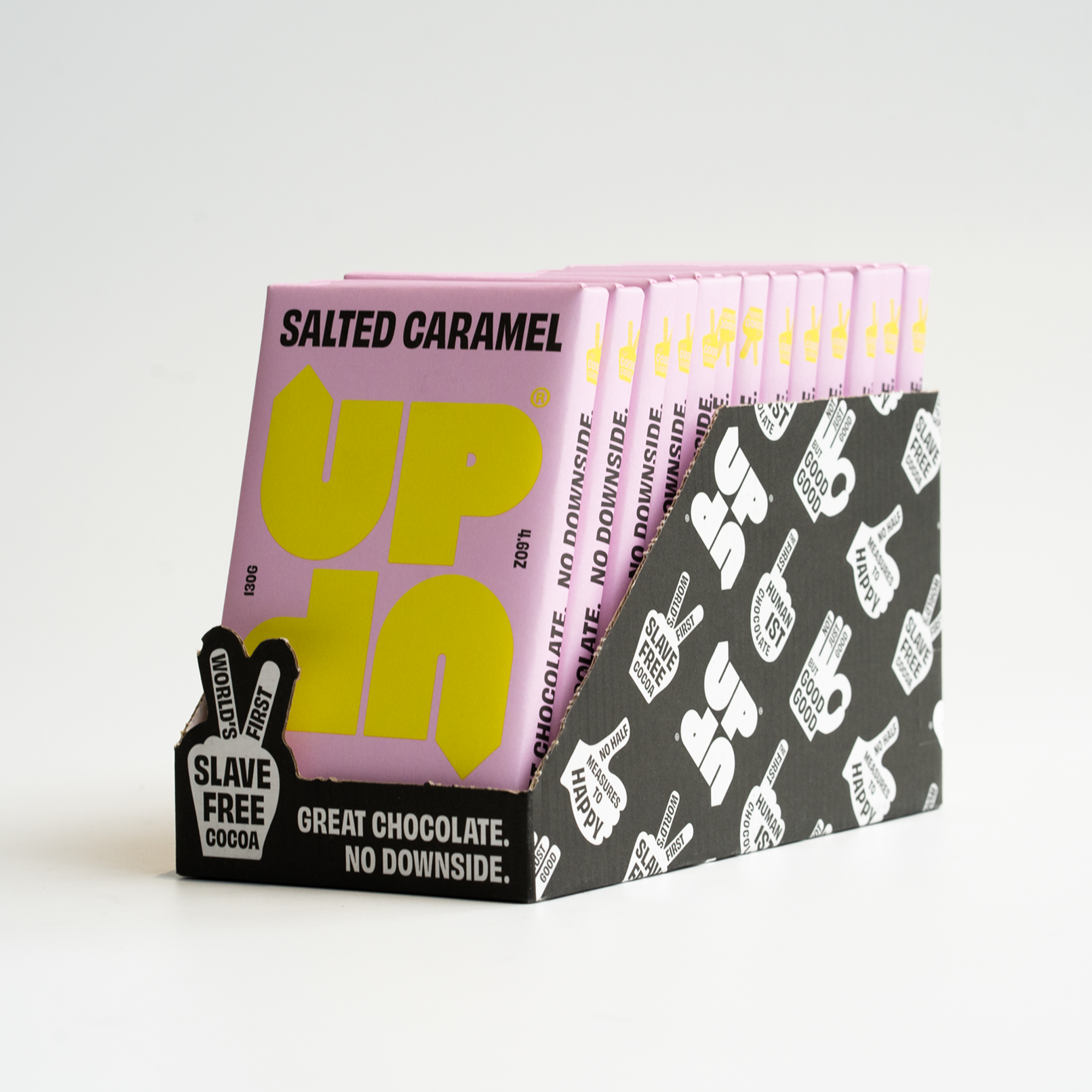 UP-UP - Salted Caramel Milk Chocolate Bar - 120g