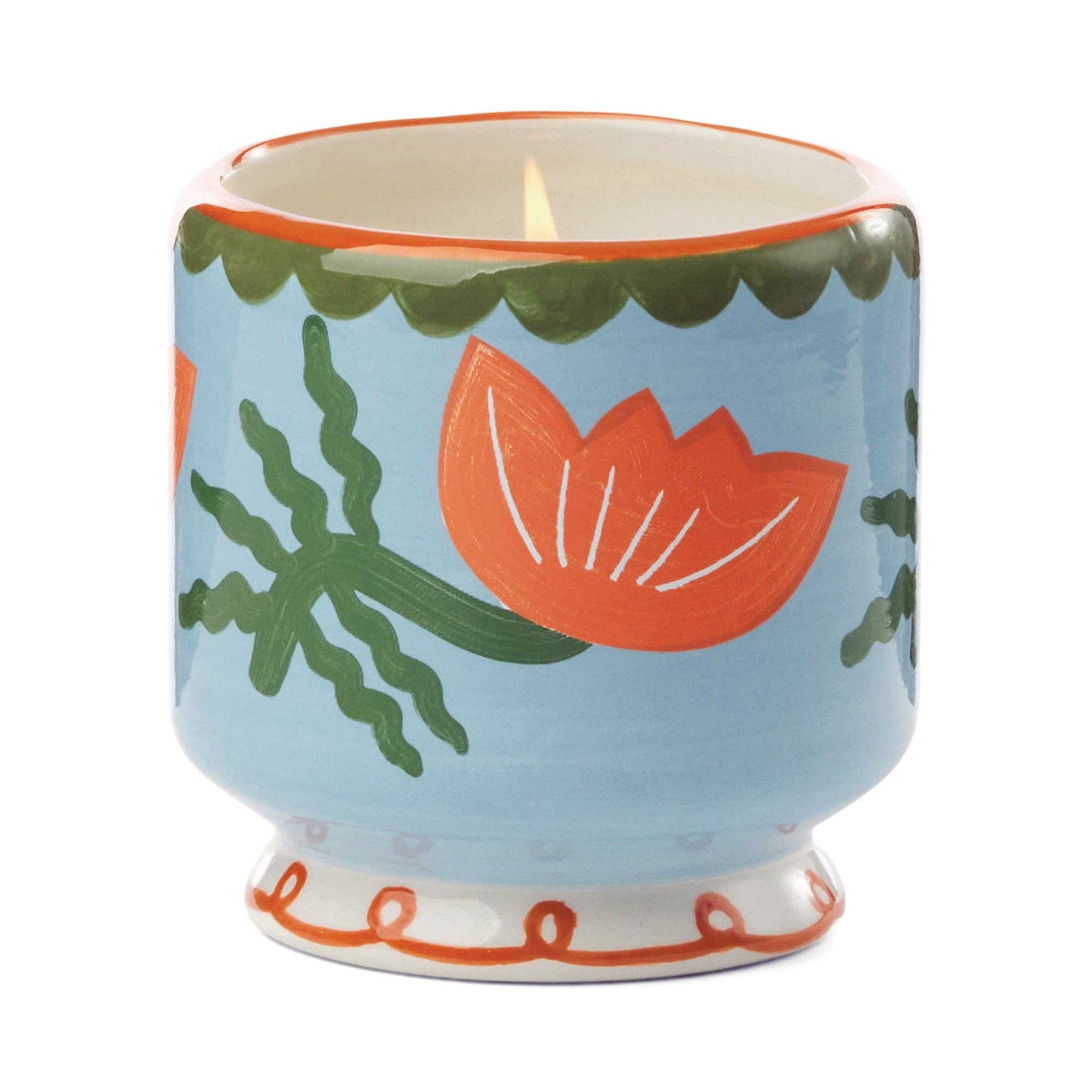 Paddywax A Dopo 8 oz./226g Flower Ceramic Candle - Cactus Flower