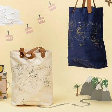 Stitch tote bag - 2 colours