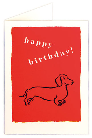 Happy Birthday letterpress card