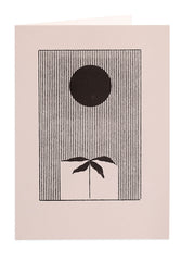 Rain letterpress card
