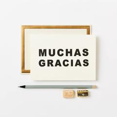 Muchas Gracias card