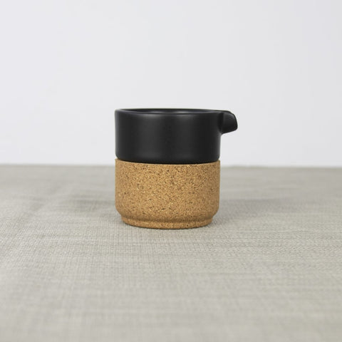 Milk Jug- Cork & Matt Black