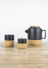 Milk Jug- Cork & Matt Black
