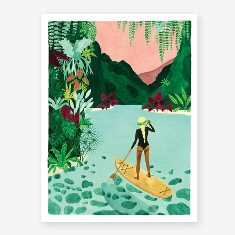 Paddle Small Art Print