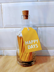 Happy Days bottle of matches