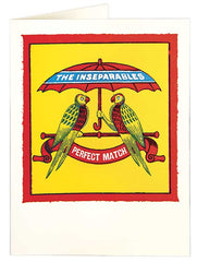 Inseparables letterpress card
