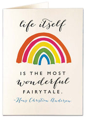 Fairytale letterpress card