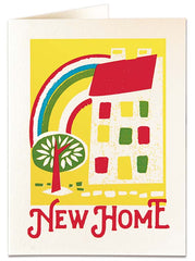 New Home letterpress card