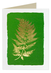 Fern letterpress card