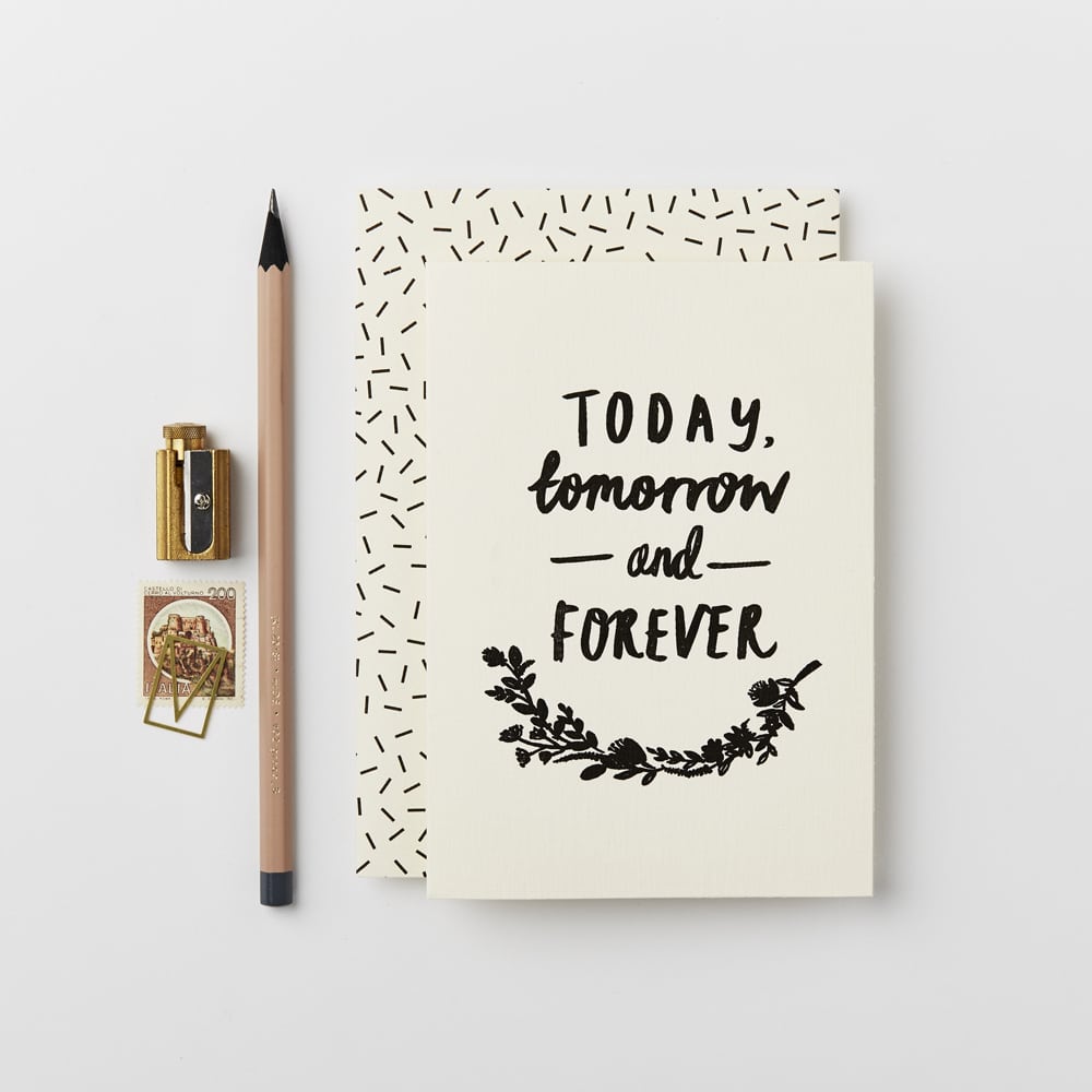 Today, Tomorrow and Forever card – In-Haus
