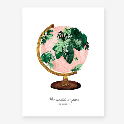 The World is Yours Large Art Print