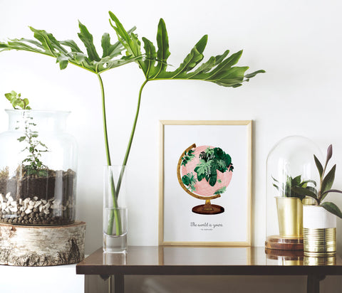 The World is Yours Large Art Print