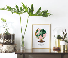 The World is Yours Large Art Print
