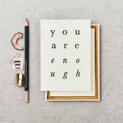 You are enough card