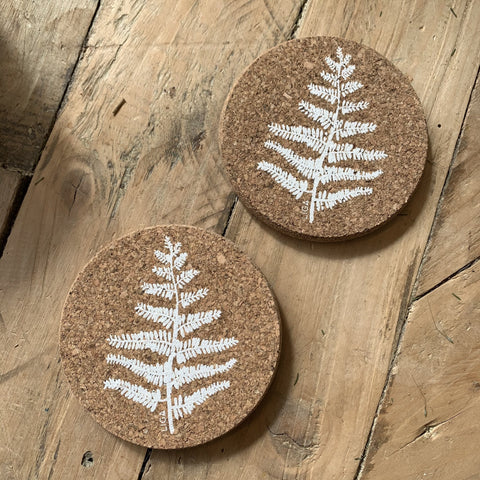 Fern Cork Coaster