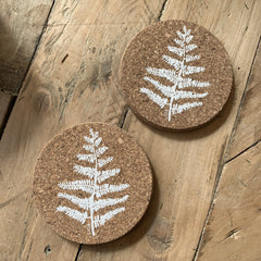 Fern Cork Coaster
