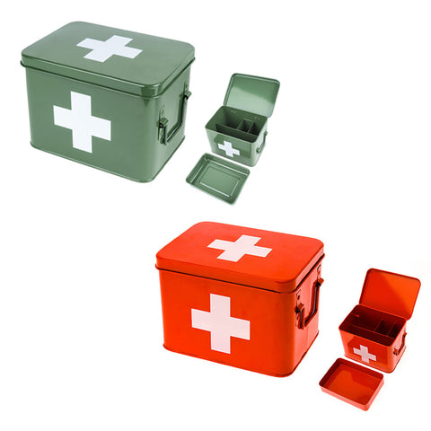 Medium medicine box - red or green
