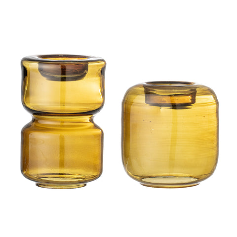Votive Brown Glass
